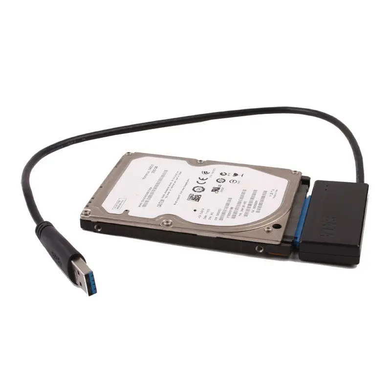 Usb-адаптер для жесткого диска, кабели-переходники USB 3,0, черный кабель для быстрой передачи