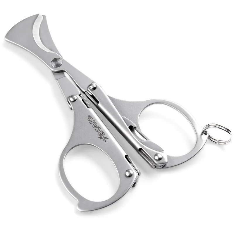 

Portable New Arrival Folding Multi-function Cigar Cutter Suitable for All Sizes Cigar Scissors CLE-X001