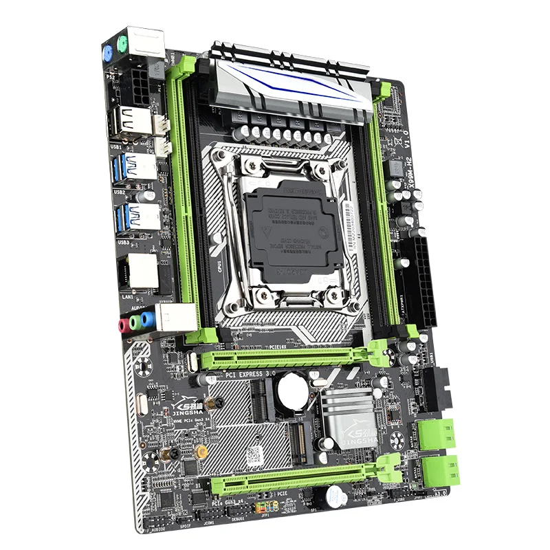 Новый набор материнской платы JINGSHA X99 Lga 2011 3 с ЦП E5 2620V3 и 2*8 ГБ DDR4 2133 МГц память ECC