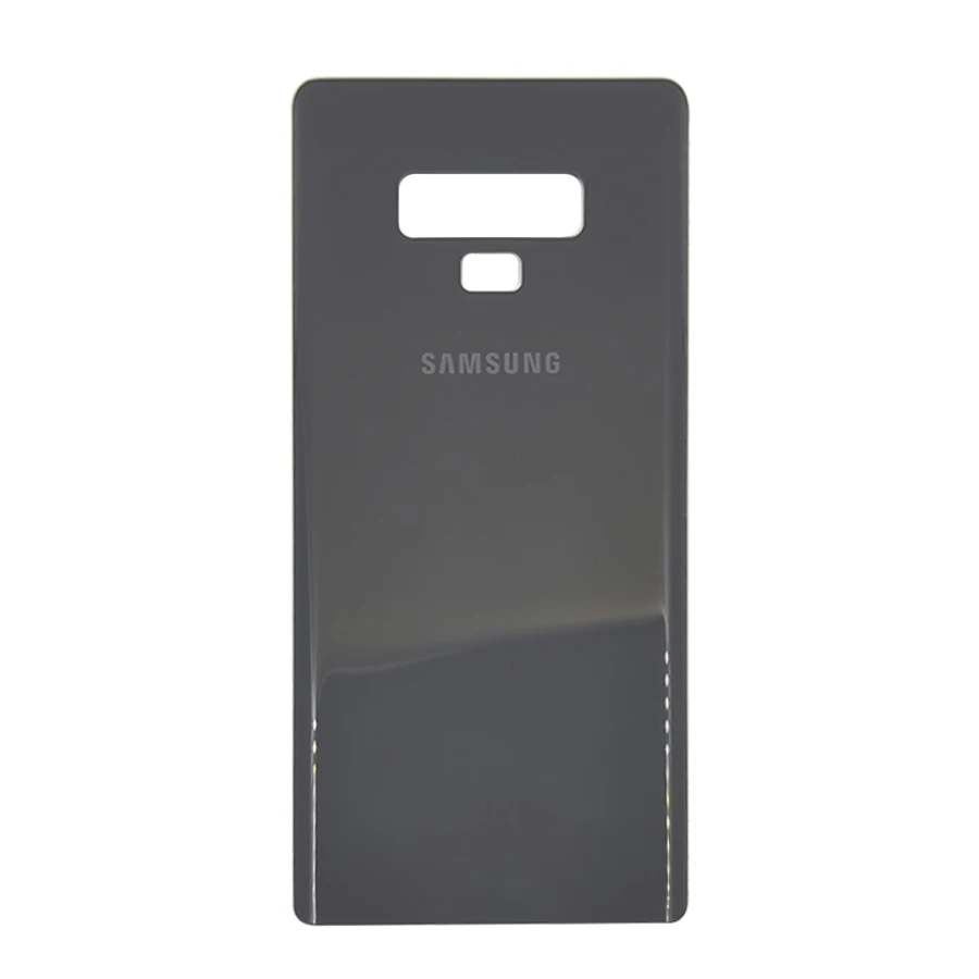 10 шт. чехол для задней крышки корпуса Note9 для samsung Galaxy Note 9 N960 N960F N960P Задняя крышка батареи задняя крышка+ наклейка - Цвет: Grey