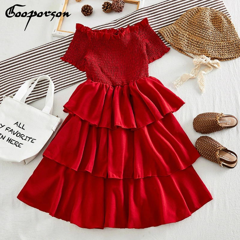 Robe de fête pour filles | Robe mode rouge, vêtements princesse de noël, bonne qualité, vêtements de fête