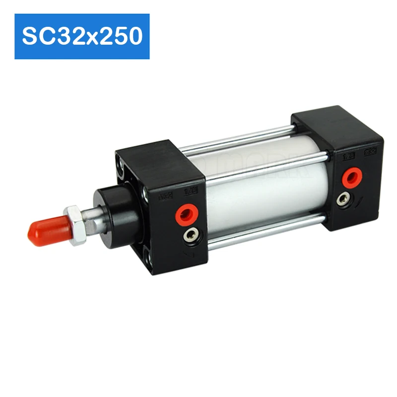 Профессиональный пневматический цилиндр SC32X250 32 мм ход хода 250 из алюминиевого