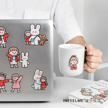 

20Pcs \PET Kawaii Sticker Decor For Laptop Phone Trunk Album Diary Calendar Scrapbook Student Stationery Office Supplies