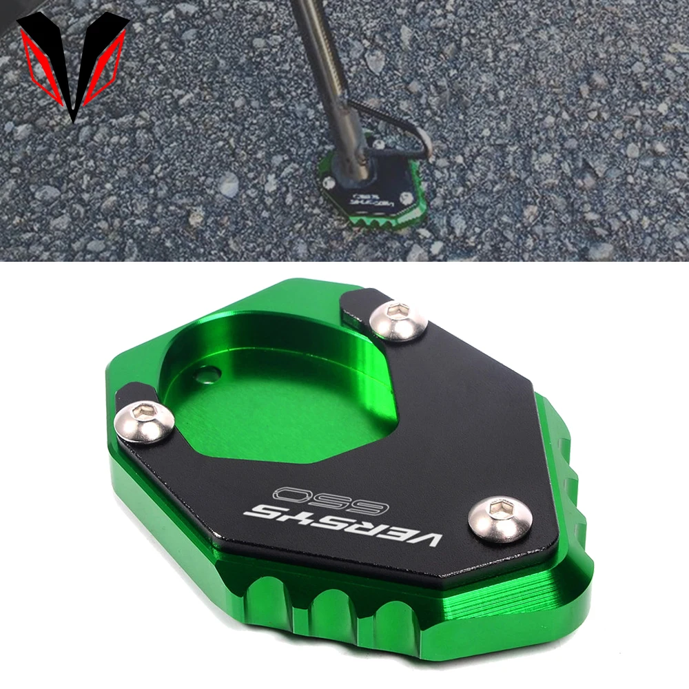 

Side Stand Extension For KAWASAKI VERSYS 650 VERSYS650 2015-2020 2021 2022 Motorcycle Accessories Foot Kickstand Enlarge Pad