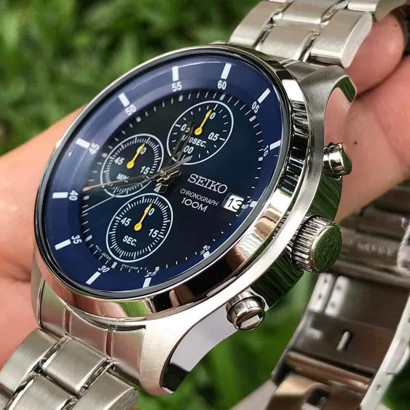 Seiko Jam Tangan Pria Kuarsa Bermerek Mewah Atas Olahraga Tiga Mata dan  Tiga Jam Tangan Jarum Jam Tangan Pria Relogio Masculino SKS537P1|Quartz Jam  Tangan| - AliExpress