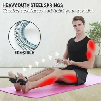 

Sit Up Pull Rope Resistance Bands Exercise Equipment Spring Sit Elastic Pull Multifunctional Bandas Elasticas Rope Up Fitne J4R3