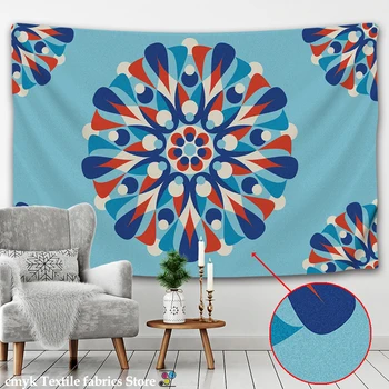 

Indian Mandala Tapestry Wall Hanging Sandy Beach Throw Rug Blanket Camping Tent Travel Mattress Bohemian Sleeping Pad Tapestries