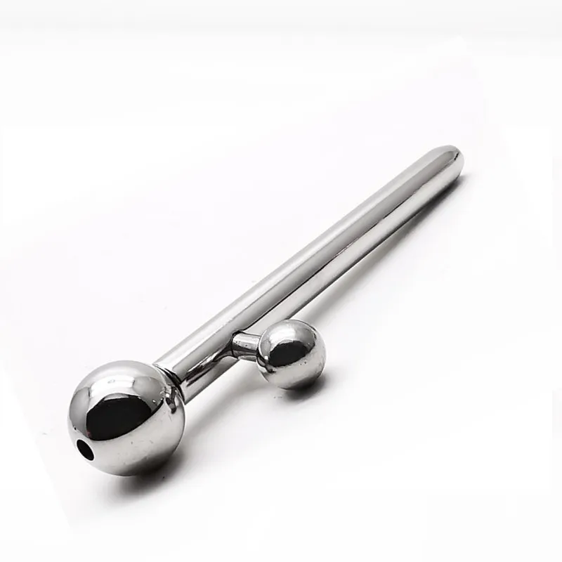 stainless steel urethral sound Prince Wand Curved penis plug tube sex toy for men