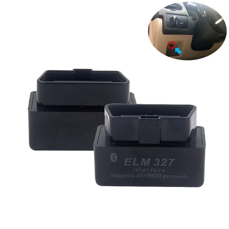 

Black Auto Car Scanner V2.1 ELM327 Bluetooth OBD2 Scanner OBDII Car Tester Diagnostic Tool for Audi BMW Mercedes VW Ford Honda