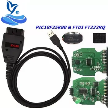 

For VAG K+CAN Comander 1.4 Green PCB PIC18F258-1/S0 FTDI FT232RQ Chip VAG K+CAN 1.4 K-Line Commander Full