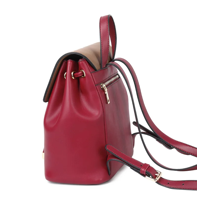 Женский кожаный рюкзак, школьные сумки, женские рюкзаки для девочек-подростков, Высококачественная сумка на плечо, Mochila XA548H