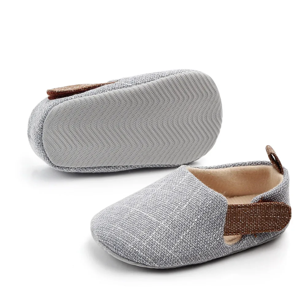 Boy Plaid Shoes Toddler Booties Newborns Sole Classic Floor 0-18 Months Soft Infant Brand Crib First Walkers