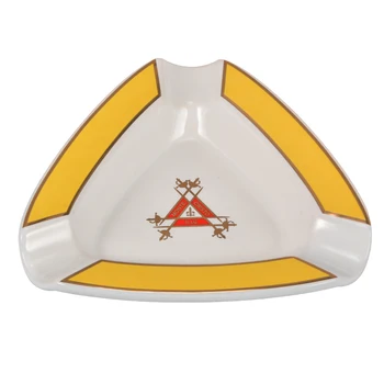 

COHIBA Cigar Gadgets Household Cigar Ashtray Round Groove Portable Ashtray Ceramic Ashtray Tobacco Cigarette Ashtray Rack
