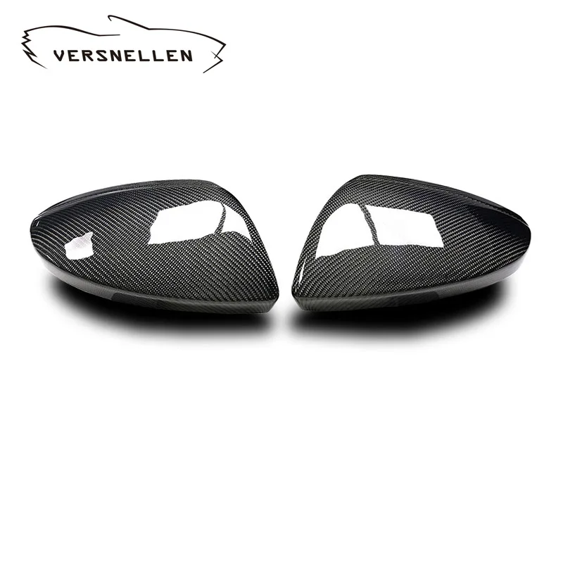 

C8 Carbon fiber side view Mirror Caps Replacement for Audi new A6 A7 A8 2019 Fitment Side car Mirror Cover