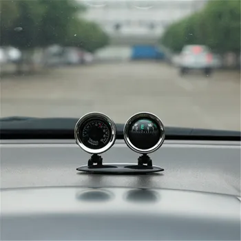 

Accessories Compass Thermometer Two In One Guide Ball Decoration Accessories Car Guide Ball
