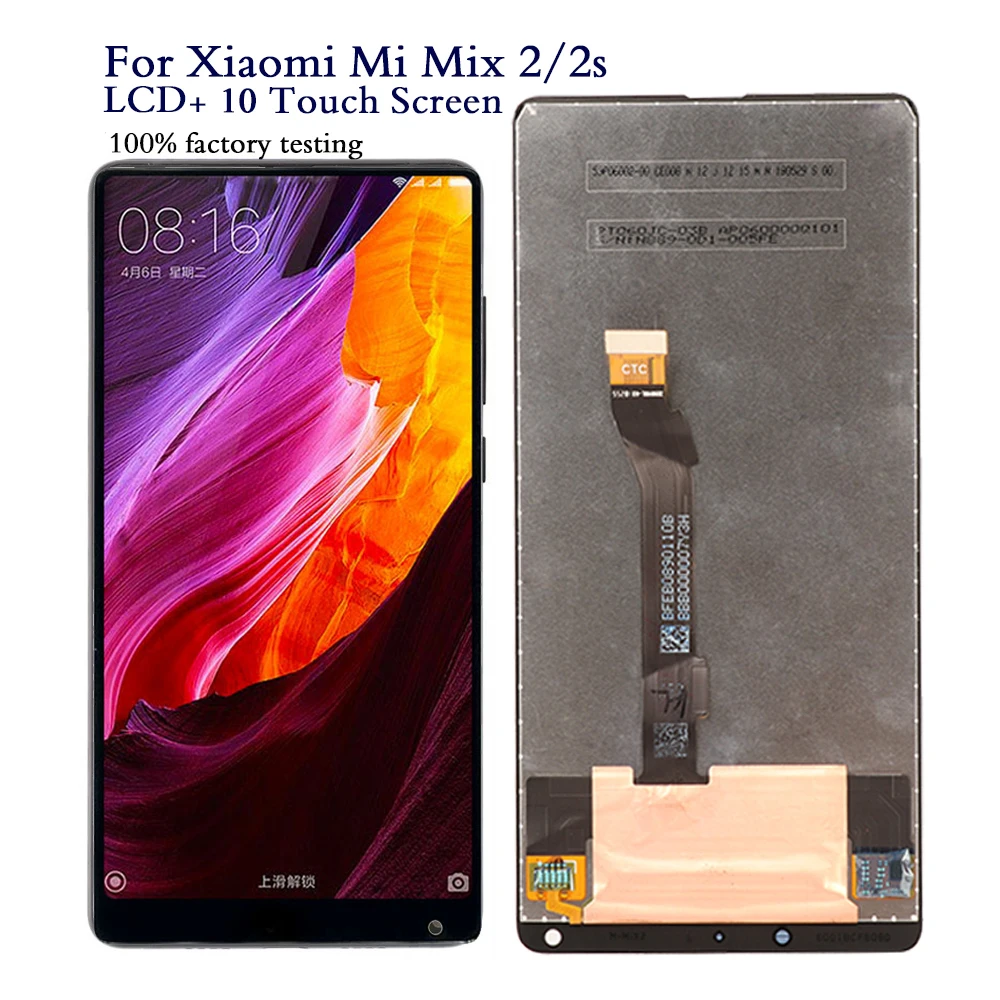 Dislay для Xiaomi Mi Mix 2 Mix2 2s ЖК дисплей 10 сенсорный экран Замена протестированный