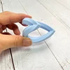 5pcs Heart Silicone teether Beads BPA Free Baby Teether Necklace Food Grade Silicone DIY Jewelry Making Accessories 6