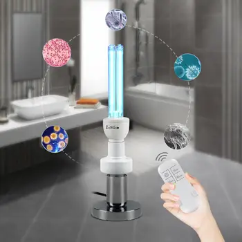

E27 15W 25W UVC Germicidal Bulb Ozone UV Quartz lamp For Home Disinfection Deodorant UV Sterilizer with Remote control timing