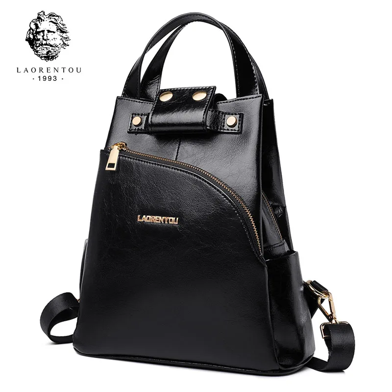 Women Backpacks LAORENTOU Rucksack Shoulder-Bags Teenage School-Style Mothers-Day-Gift