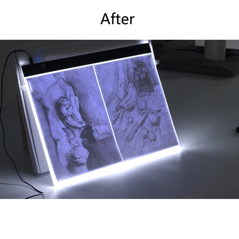 Almofada de Luz para Pintura Caixa de Luz Stepless Escurecimento Led Diamante Artcraft Rastreamento Digital Comprimidos Desenho Tablet a5 - a4 a3 a2 20 A5 a4 a3 a2 stepless escurecimento led