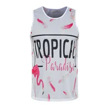 Летняя Повседневная универсальная спортивная майка без рукавов с цифровым принтом для подростков, мужские английские жилеты от производителя, прямые продажи