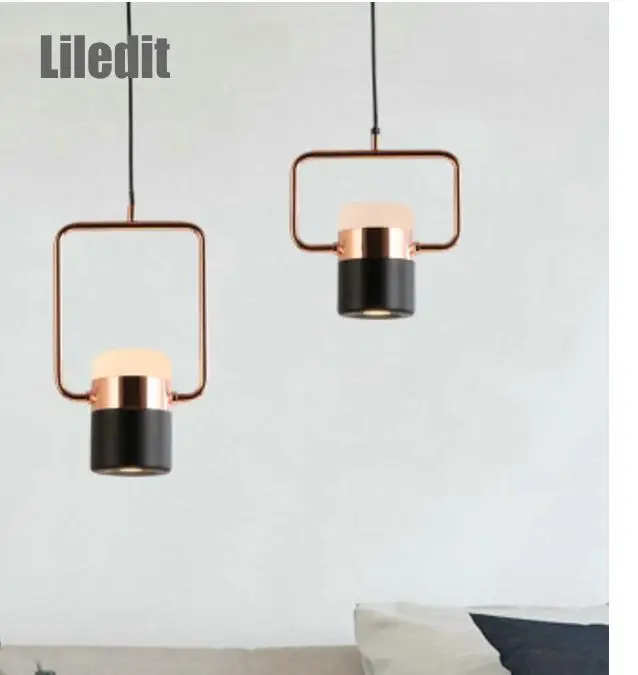 Modern LED minimalism pendant light metal hanging lights fixtures living room Art Deco dinning | Лампы и освещение