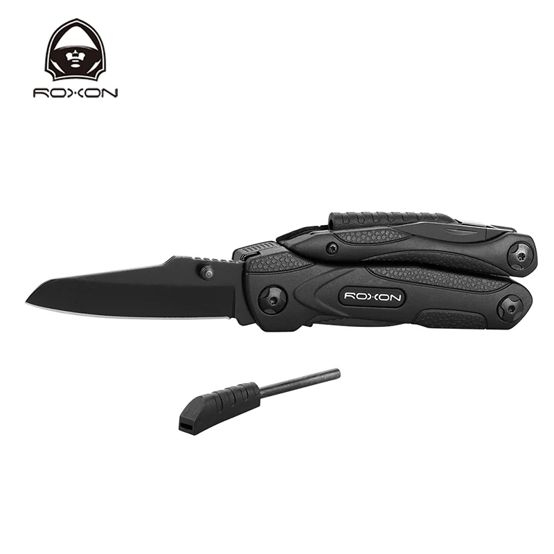 Многофункциональные плоскогубцы Roxon CM1349 SPARK складные 14 в 1 многофункциональные