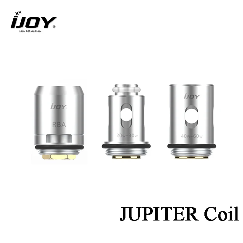 Оригинальный испаритель IJOY JUPITER Coil J2 0 6ом/J1 2 Ом сетчатая катушка и RBA для вейпа мод