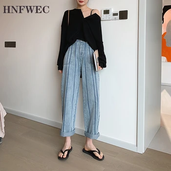 

High Elastic Waist Trousers New Loose Fit Pants Women Fashion Tide Spring Autumn 2020 T426