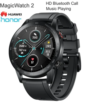 

2020 Huawei HONOR MagicWatch 2 Smart Outdoor GPS Sports Coach AMOLED Display Bluetooth Call Heartrate Monitoring Music Play