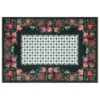 

Apex Motto 3 'x 10' Microfiber Black Runner Rug