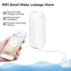 Détecteur d'humidité WiFi intelligent, alarme de fuite d'eau, de débordement domestique, de niveau d'eau 