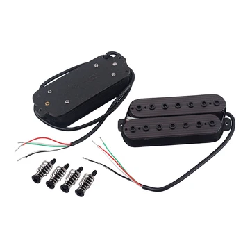 

Alnico v 7 String Guitar Pickup Double Coil Pickups Neck and Bridge Set Rosewood