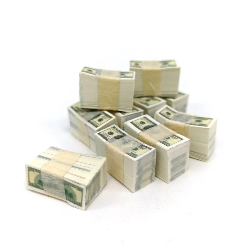 100 листов/Набор Мини Dollar 1:12 кукольный домик Миниатюрный Кукольный аксессуары для