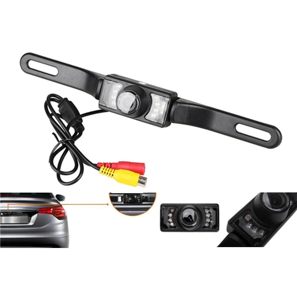 

Car Rear View Camorder License Plate Frame Universal HD Night Vision Color 170 Degree Car Backup Reversing Camera