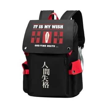 

Bungou Stray Dogs Dazai osamu Cosplay Canvas Backpack Student School Shoulder Bag Laptop Travel Rucksack Gift