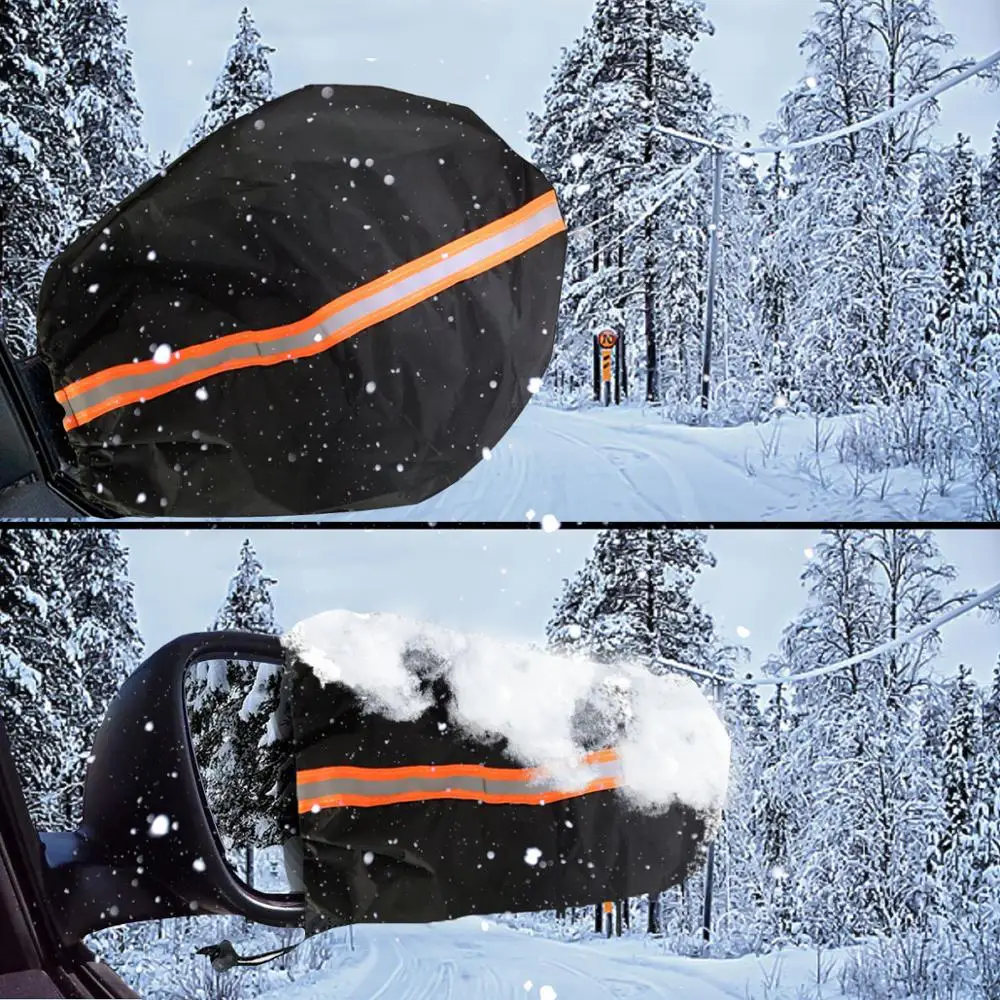 2 шт. защита для лобового стекла автомобиля с отражающей полосой|Зеркала и крышки|