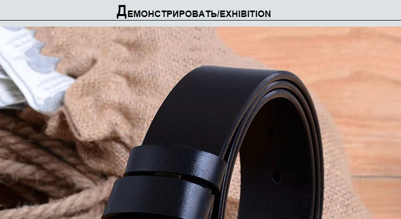 HIDUP однотонные латунные металлические ремни с пряжкой модные джинсовые аксессуары Высокое качество дизайнерский ремень из коровьей кожи NWWJ078