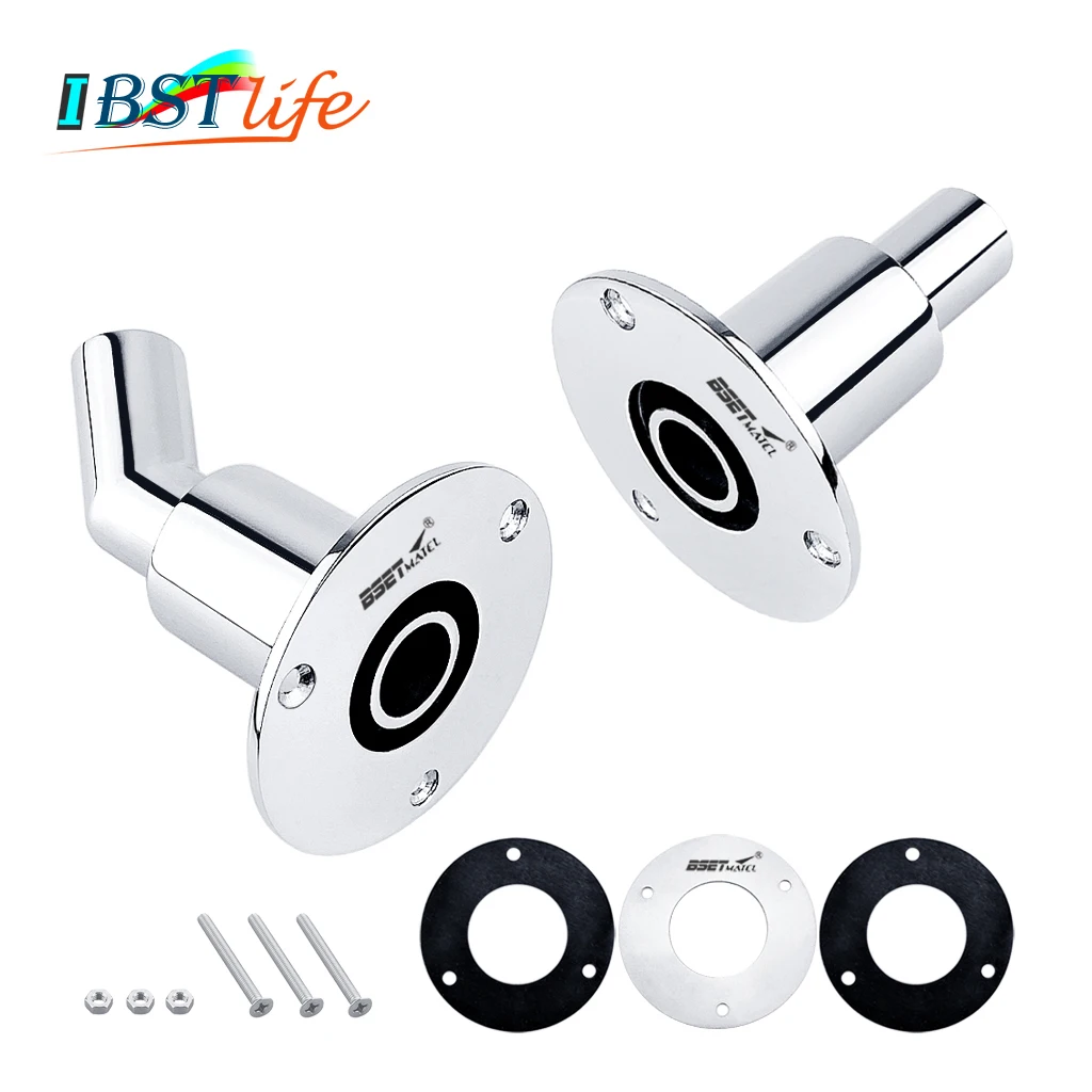 Stainless Steel 316 Thru Hull Exhaust Skin Fitting Tube Pipe Socket Hardware Part of Air Diesel Heater For Boat Marine Car Truck |