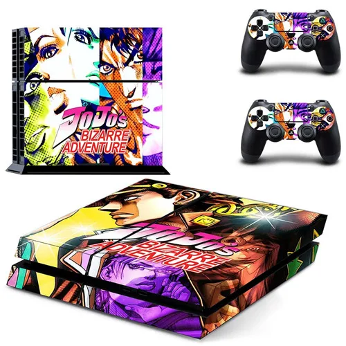 JoJo невероятное приключение Полный лицевые панели наклейка для PS4 Стикеры наклейка для Игровые приставки 4 консоли и контроллеры наклейка для PS4 Стикеры винил - Цвет: GYTM2757