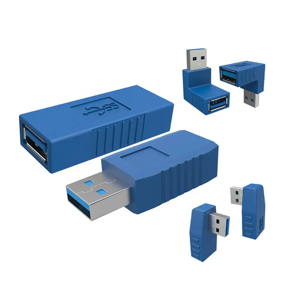 90 градусов USB 3 0 Type A Мужской Женский вертикальный левый и правый угловой адаптер M