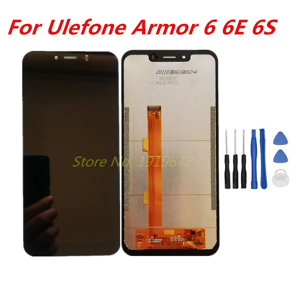 Для UleFone Armor 6 6E 6S 2246*1080 2 дюймовый ЖК дисплей в сборе + сенсорный экран дигитайзер
