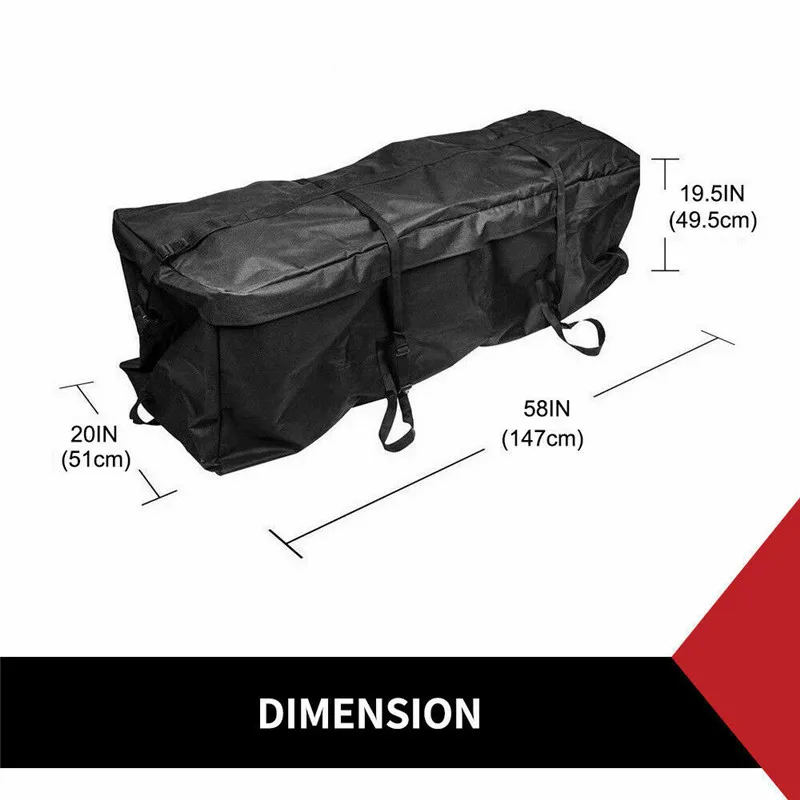 Размер: 30X30X9 см Чемодан корзина сумка крыша автомобиля стойки грузовая сумка Перевозчик Чемодан хранения путешествия Водонепроницаемый SUV Van для автомобилей