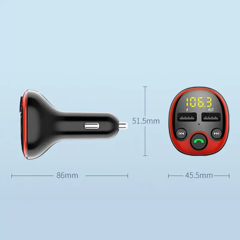 BT21-B автомобильный Bluetooth fm-передатчик беспроводной модулятор громкой связи без потерь MP3 плеер 3.1A двойной USB быстрое зарядное устройство