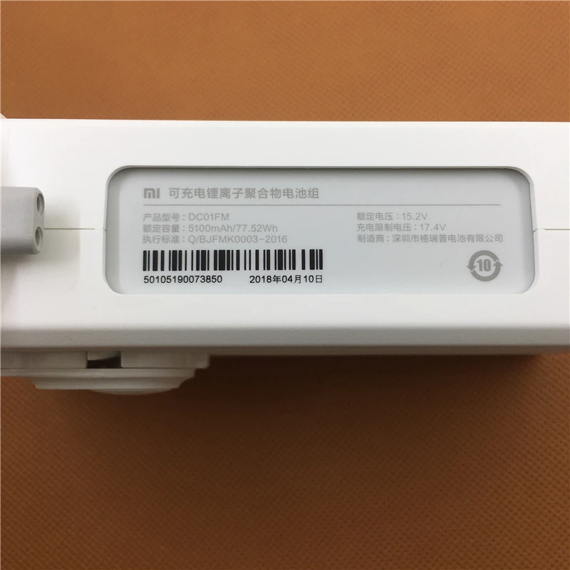  (in Stock) Original Battery For Mi Drone 4k Rc Fpv Quadcopter Drone Spare Parts 17.4v 5100mah Lipo 