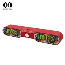 Bluetooth беспроводной динамик 10 Вт граффити полосы звуковая коробка низкочастотный динамик радио фм супер бас AUX TF звуковой громкоговоритель домашний кинотеатр