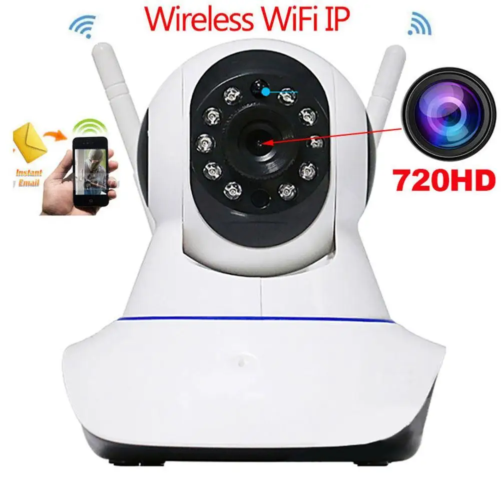

Wireless 720P Pan Tilt Network Security CCTV IP Camera Night Vision WiFi Ca Wireless Ip Camera Wireless Security Cameras