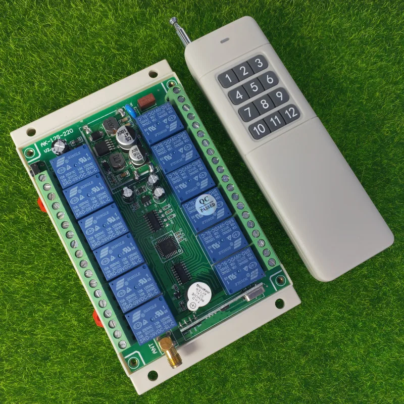 工控12V-48V12路开关+3000-12A12键6