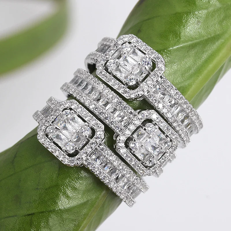 S1147 - Sylvie Micro-Pave Diamond Engagement Ring – H.L. Gro...