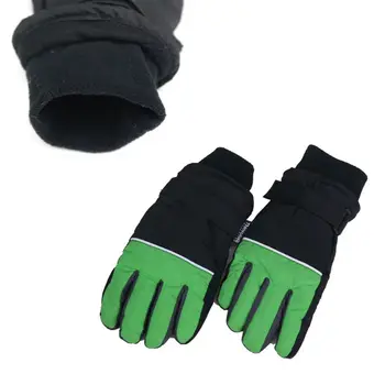 

Kids Ski Gloves Winter Warm Waterproof Windproof Winter Children Outdoor Mittens AXYA